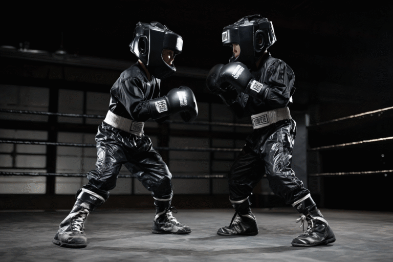 u9298686236_two_kids_in_black_leather_and_mesh_boxing_outfits_d77e7f8e-0116-4202-bbc7-475796bf6aea_1
